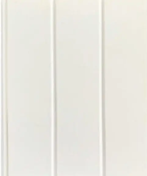 Matte White Groove pvc & wpc